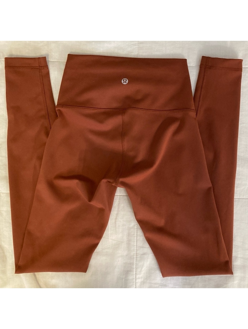Lululemon Wunder Train High Rise Tight Dark Terracotta Drawcord Removed 4